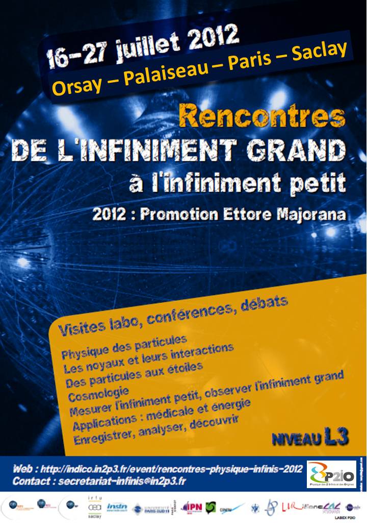 Rencontres de l'infiniment grand à l'infiniment petit